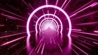 4K Abstract VJ Motion Background || Neon Effect Light Tunnel Free Animation | Futuristic Video 2025