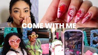 Come with me: Galentines Day Brunch, Getting Valentines Day Nails | jasmeannnn