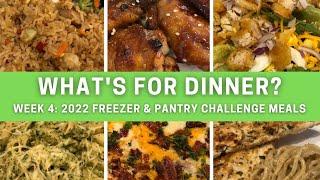 What's For Dinner? (#4) |  Pantry & Freezer Challenge | Eating Down Our Frozen Food