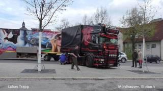 Showtrucks M.Straube - Ankunft auf dem Blobach