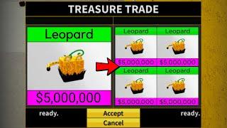 1 Leopard to 4 Leopard in Blox Fruits! Broken Trades 