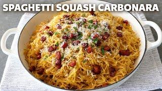 Spaghetti Squash Carbonara | Food Wishes