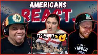 AMERICANS REACT TO FUNNIEST ENGLISH FOOTBALL CHANTS (with lyrics) || REAL FANS SPORTS