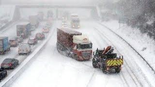 How snow and freezing conditions have hit Wales, Scotland and England | ITV News