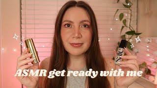 ASMR Get Ready With MeSoft-Spoken Makeup Rummaging & Application + Chit Chat