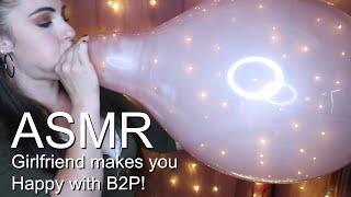 Girl Friend Welcomes you home with 2 Blow to pops, with large balloons!