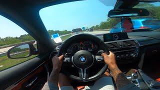 CUTTING UP IN MY BMW M4 POV