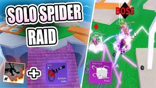 SOLO SPIDER RAID WITH DRAGON TALON + ACIDUM RIFLE | Blox Fruits