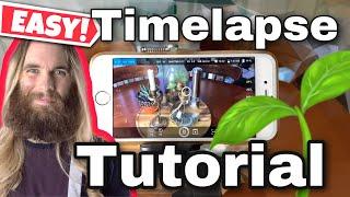 EASY! How to make a timelapse - beginner's guide to time-lapse photography (iPhone)