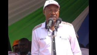 Moses Wetangula speech at the NASA rally in Kakamega