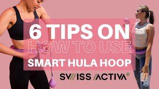 HOW TO USE THE SMART HULA HOOP // get the best workout exercise to lose weight & stay fit