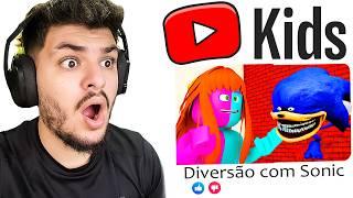 ENTREI NO BIZARRO YOUTUBE KIDS