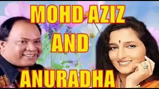 Mohammad Aziz Vs Anuradha Paudwal evergreen song