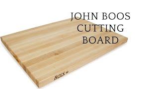 John Boos Block RA06 Maple Wood Edge Grain Reversible Cutting Board,