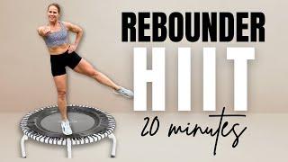 20 MIN TRAMPOLINE CARDIO HIIT  | Intermediate