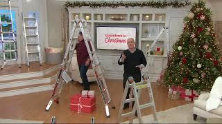 Little Giant Helium 24-in-1 17' Multi- Function Ladder with Wheels on QVC