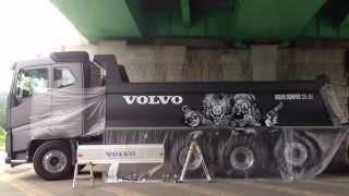 볼보트럭 그래피티 아트 - Volvo Trucks Korea Graffiti by Leodav in Korea