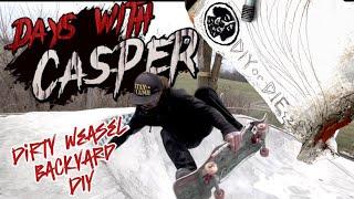 45 minute steep pocket sesh Skateboarding at @Dirtyweasel666 ‘s Backyard diy skatepark in Muncie