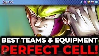 ULTRA Super Perfect Cell! Best Teams & Equipments! (Dragon Ball Legends)