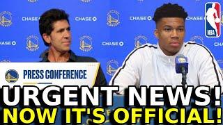 OFFICIAL PRONOUNCEMENT! Giannis Antetokounmpo Closed With Warriors! Bombastic News Gold Blooded News