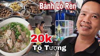 Chạy hết xăng mới ăn được Bánh Canh Lò Rèn tô tượng 20k ngon lành [Ăn Ở Quê