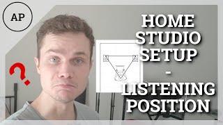 How to find the best Listening Position in your Home Studio?