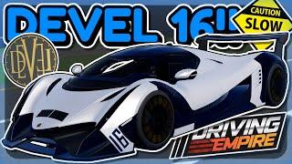 THE DEVEL 16 is NOW IN Driving Empire!! & It's kinda SLOW.. | Driving Empire Update! - Roblox