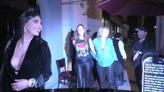 Brittny Gastineau joins her mom Lisa Gastineau for dinner at Craigs Restaurant in West Hollywood