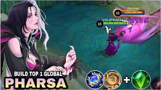 PHARSA BEST BUILD 2022 | INSANE DAMAGE | BUILD TOP 1 GLOBAL PHARSA | MLBB