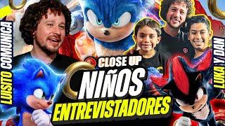 LUISITO COMUNICA entrevista por Luka y Dan Montiel sobre la película SONIC 3. Debutan entrevistando