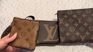 LOUIS VUITTON TRIO POUCH - WHAT FITS AND FIRST IMPRESSIONS REVIEW