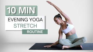 10 min EVENING YOGA FLOW | Wrist Friendly | Relaxing Bedtime Stretch Routine