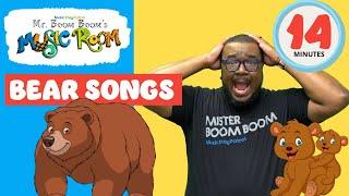 Bear Songs for Kids with Mr. Boom Boom | Music Education for Kindergarten Preschool Toddlers