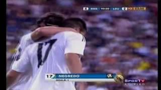 Real Madrid 4-2 LDU - Negredo - Peace Cup 2009