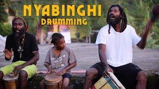 Nyabinghi Rasta Drum Session in the Blue Mountains, Jamaica