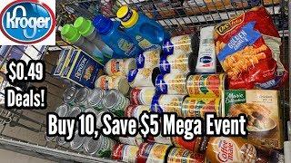 Kroger | Mega Event - Buy 10, Save $5 | $0.49 Grocery Items  - No Coupons Needed! 11/6 - 11/19