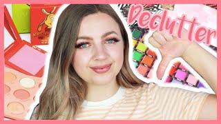 SPRING 2021 MAKEUP DECLUTTER! MAKEUP I'M GETTING RID OF! GLAMBYSAM