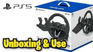 HORI Racing Wheel Apex For PS5, PS4 PC RWA Unboxing & Use GT