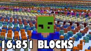 Why are There 16,851 Blocks in Minecraft?