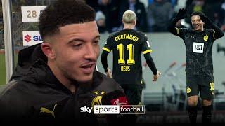 "Ever since I came back, it's felt like home"  | Sancho reacts to his assist on Dortmund return