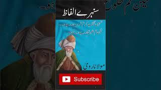 Rumi Quotes 4 | Urdu Quotes #youtubeshorts #rumiquotes #viral #shorts