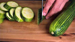 Don't cook zucchini until you watch this video! You've never tried this method of cooking zucchini