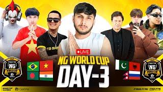NG WORLD CUP  LEAGUE DAY 3  NG 1, BRAZIL, NXT, AMF, HH, PAK, 7XIS #nonstopgaming -free fire live