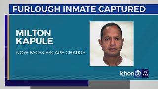 ‘Back in custody’, escaped Laumaka inmate captured: DPS