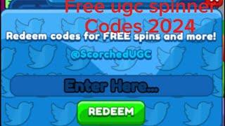 Free ugc spinner codes 2024