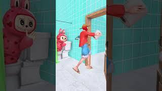 Spider man Luffy Funny Prank #labubu #funny #funnymoments #watermelon