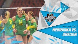 Oregon vs. Nebraska: 2022 NCAA volleyball regional semis highlights