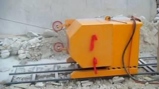 Quarry used marble granite diamond wire saw machine