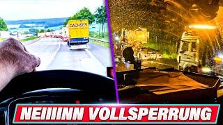 LKW abgefackelt  (Vollsperrung) 