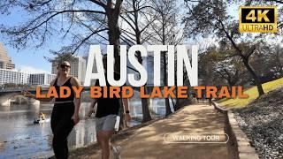 Walking Tour of Lady Bird Lake Trail Austin ️ | Active Trail Life & Scenic Downtown Views!